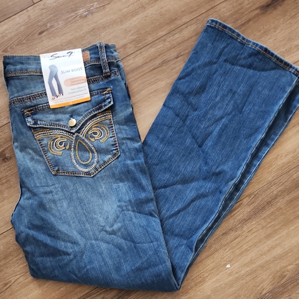 Seven7 NEW Slim Bootcut Jeans